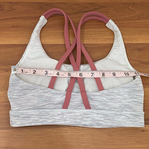 LULULEMON Energy Bra in Wee Are From Space Nimbus Battleship/Pink Puff Size 4 - Picture 7 of 13